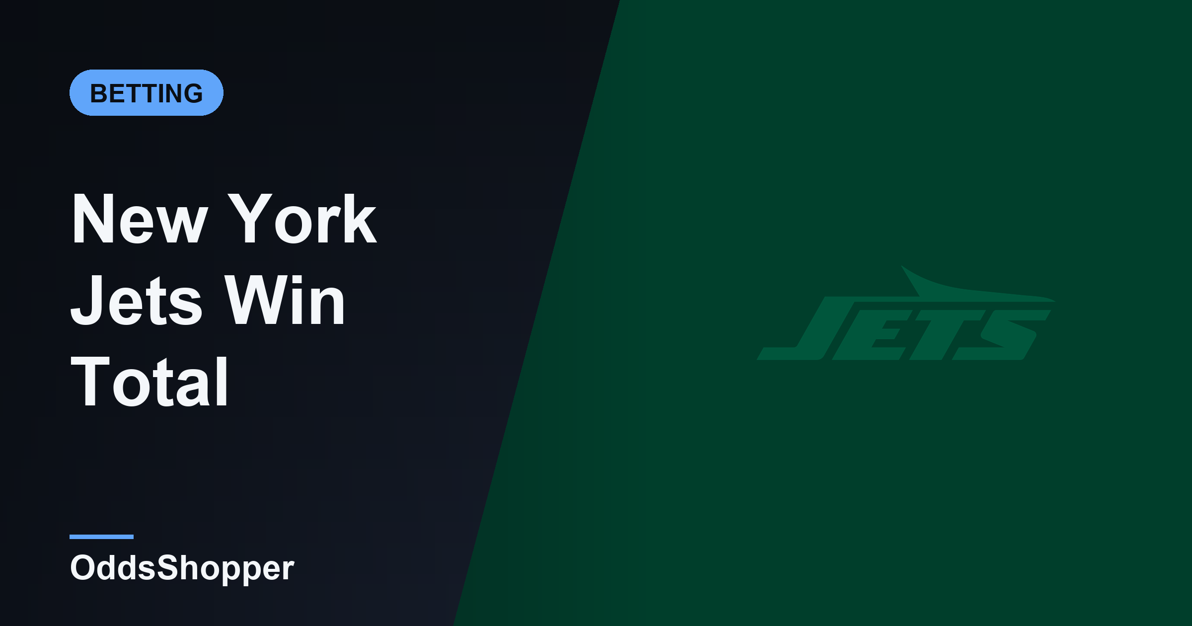 New York Jets Win Total 2026: Over/Under Wins & Odds