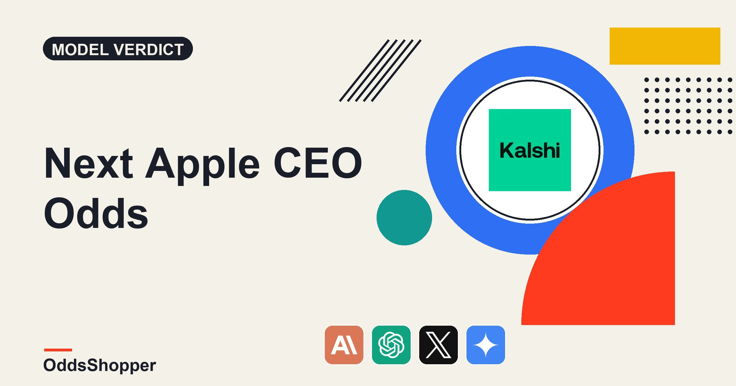 Who Is The Next Apple CEO? Kalshi Odds Vs. AI Panel
