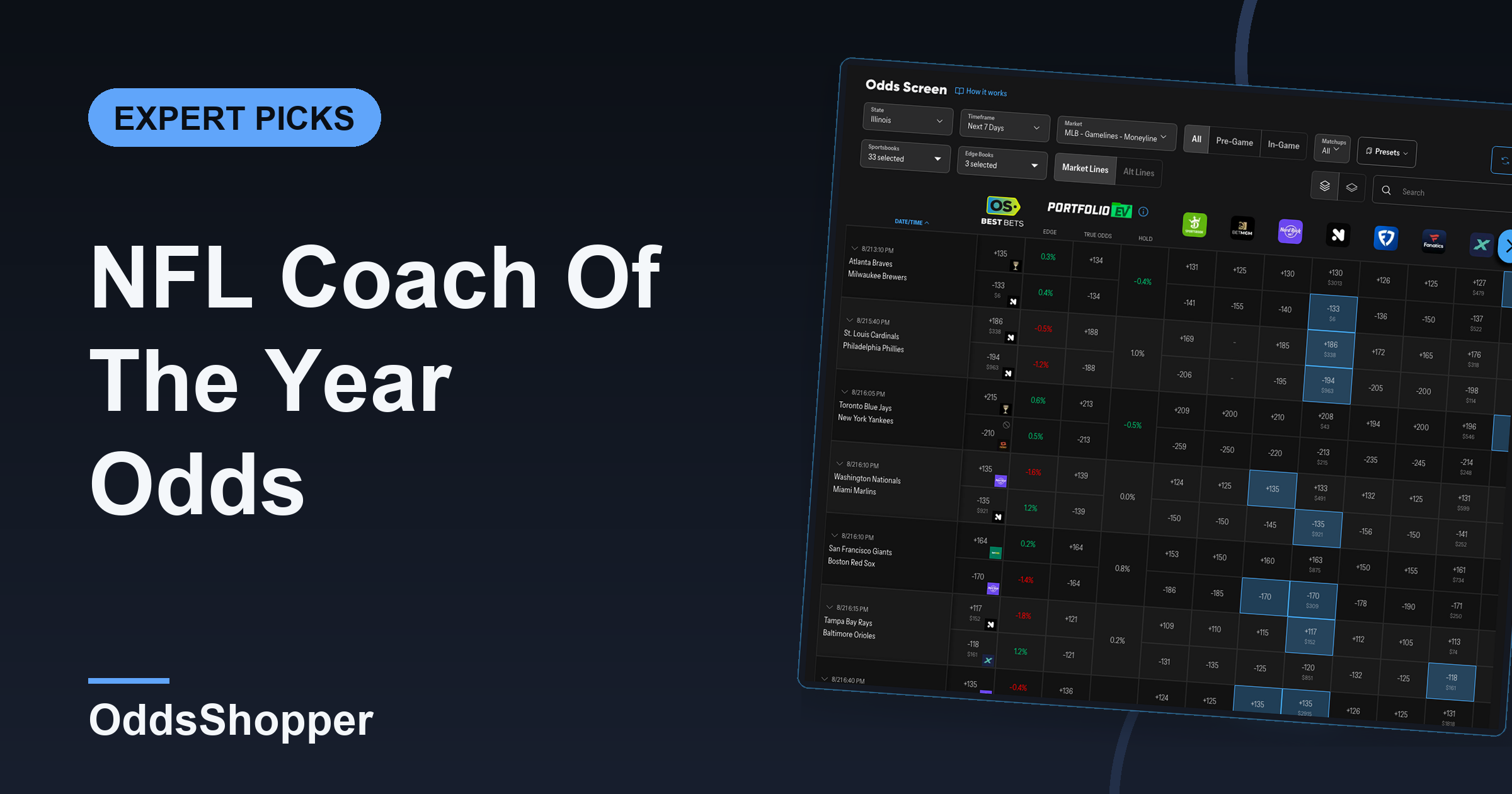 NFL Coach Of The Year Odds 2026: Why Favorites Rarely Win