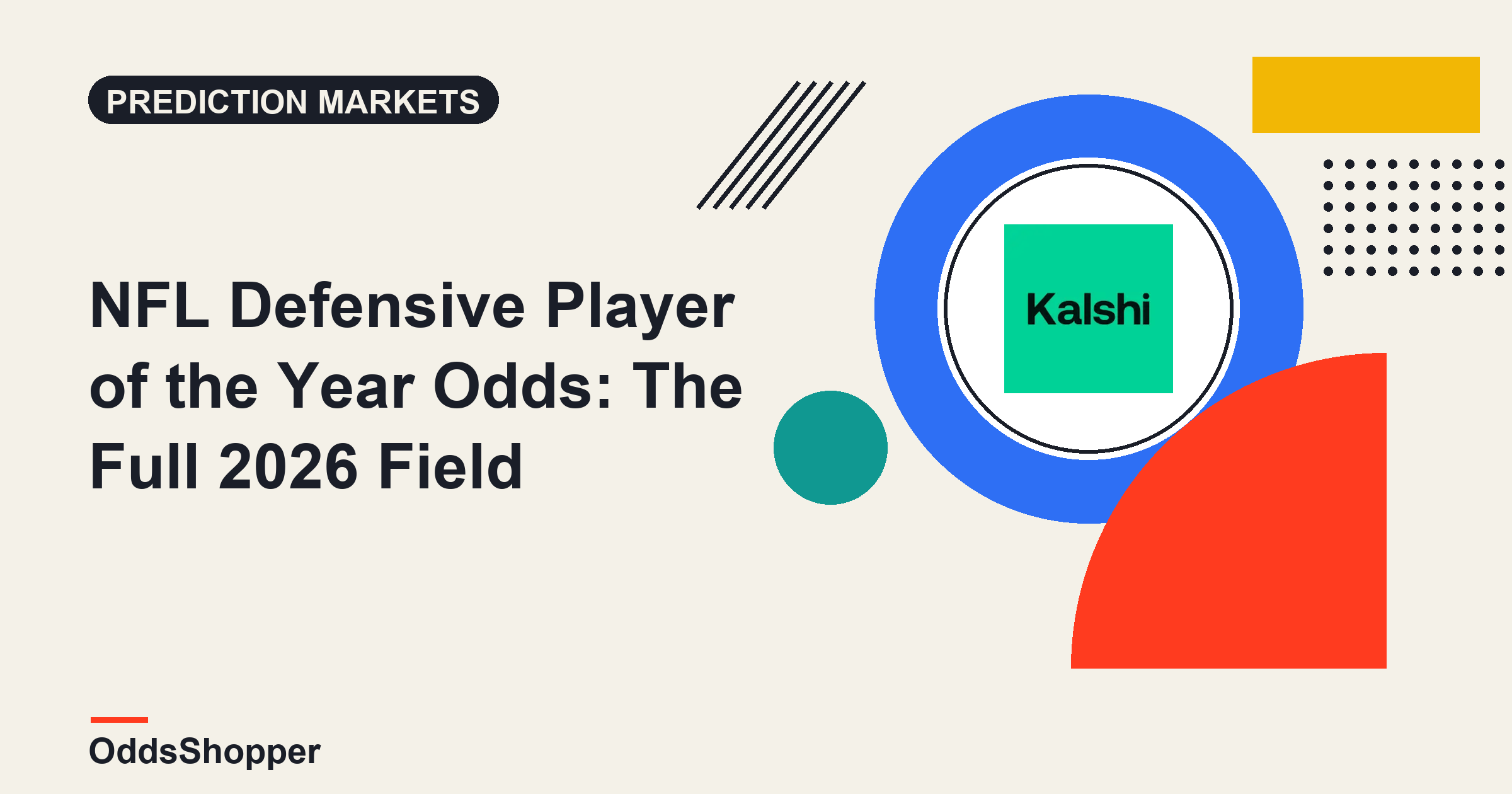 NFL Defensive Player of the Year Odds: The Full 2026 Field