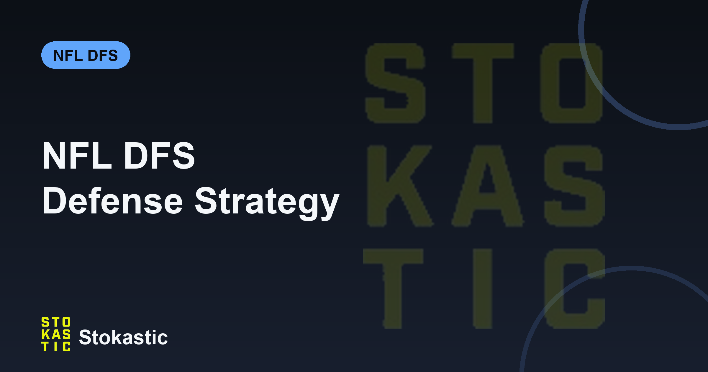 NFL DFS Defense Strategy: How To Pick A DST