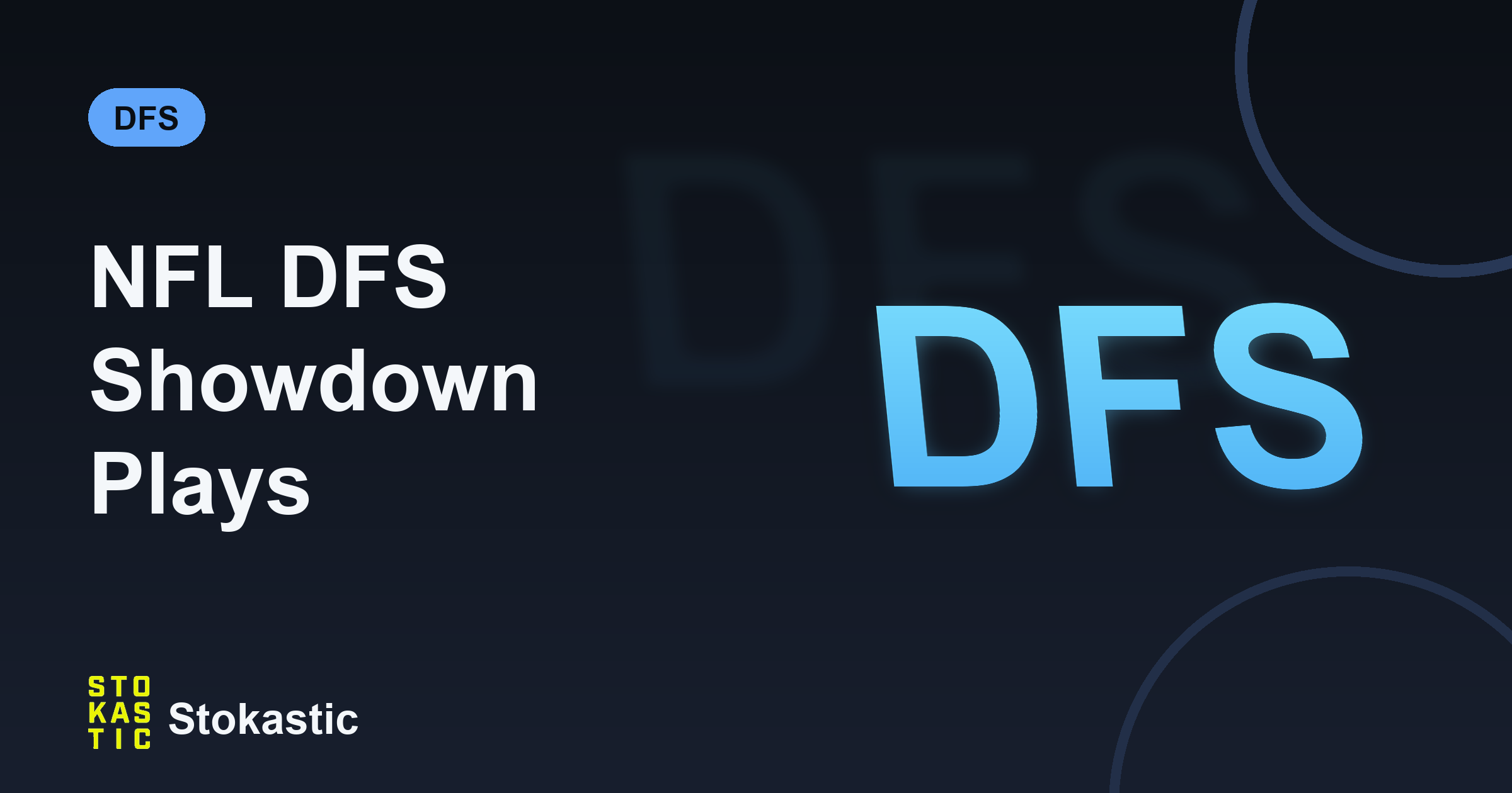 NFL DFS Showdown Plays: Captain & Flex Tool Guide