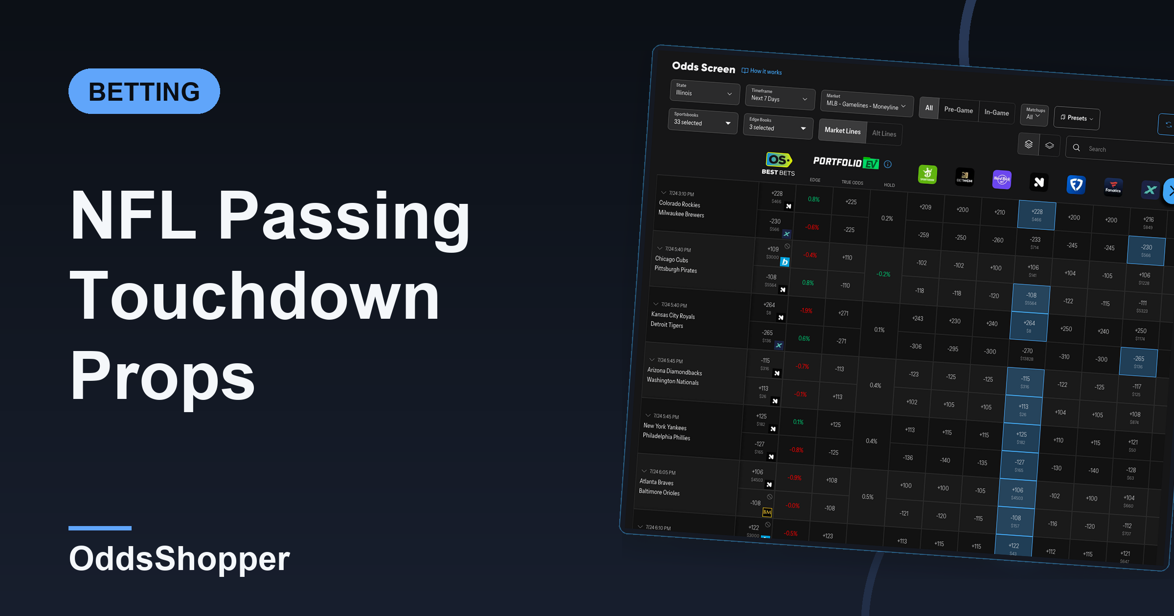 NFL Passing Touchdown Props: The Math Behind The Juice