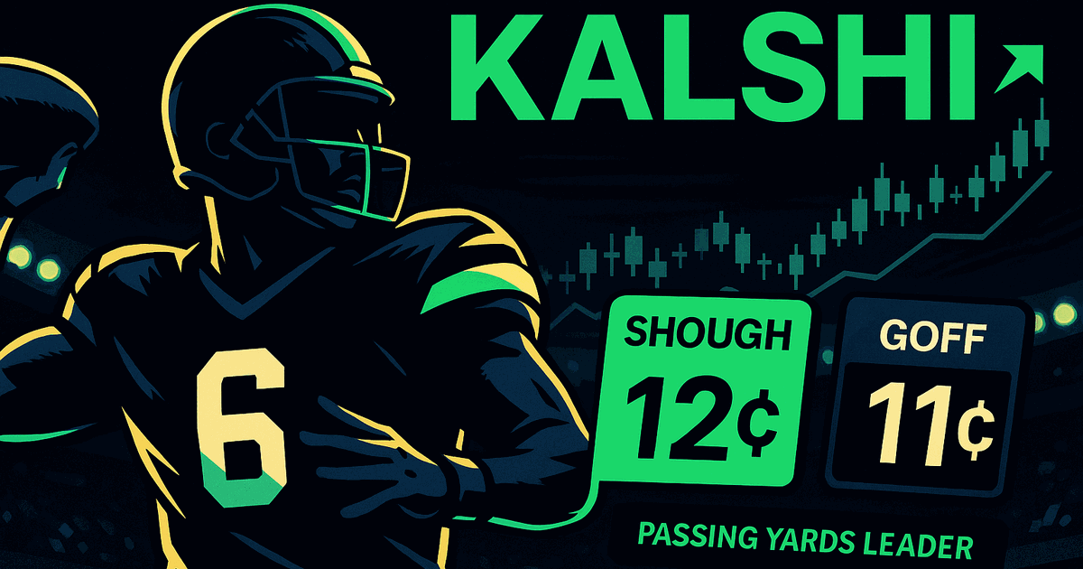 NFL Passing Yards Leader Odds: The Leader Nobody Trusts