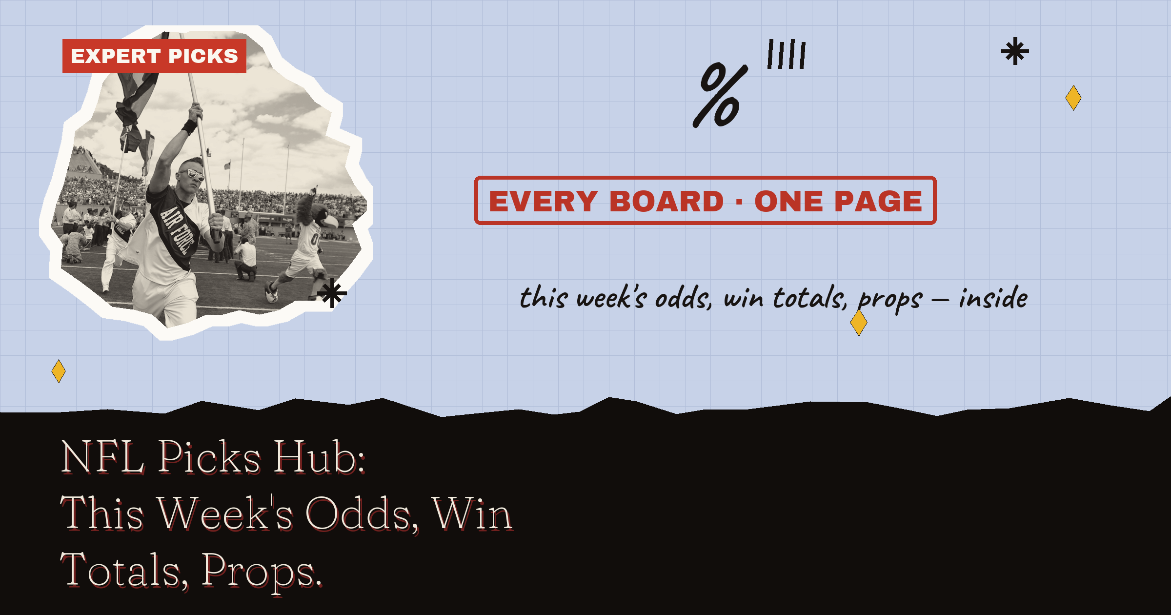 NFL Picks Hub: This Week's Odds, Win Totals, Props