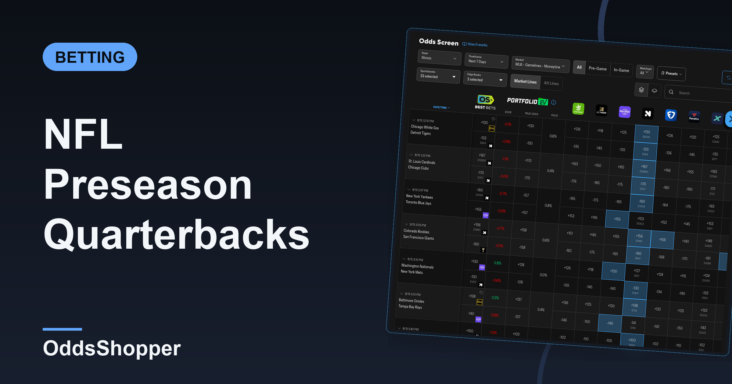 NFL Preseason Quarterbacks Today: All 7 Games, Every QB