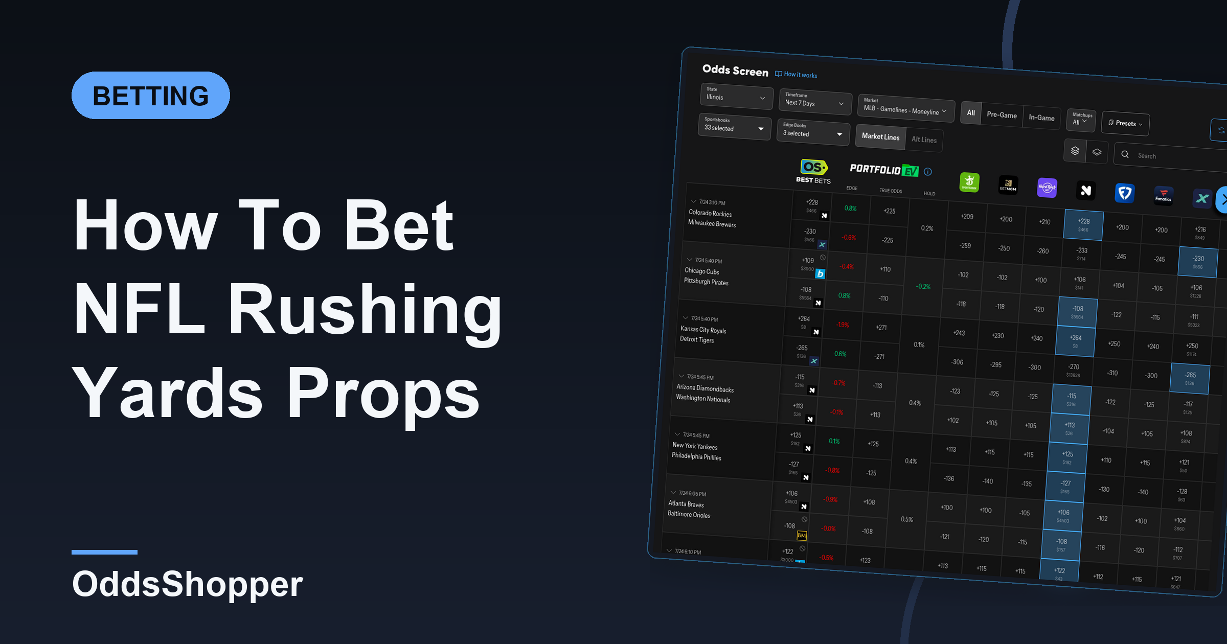 How To Bet NFL Rushing Yards Props: A Strategy Guide