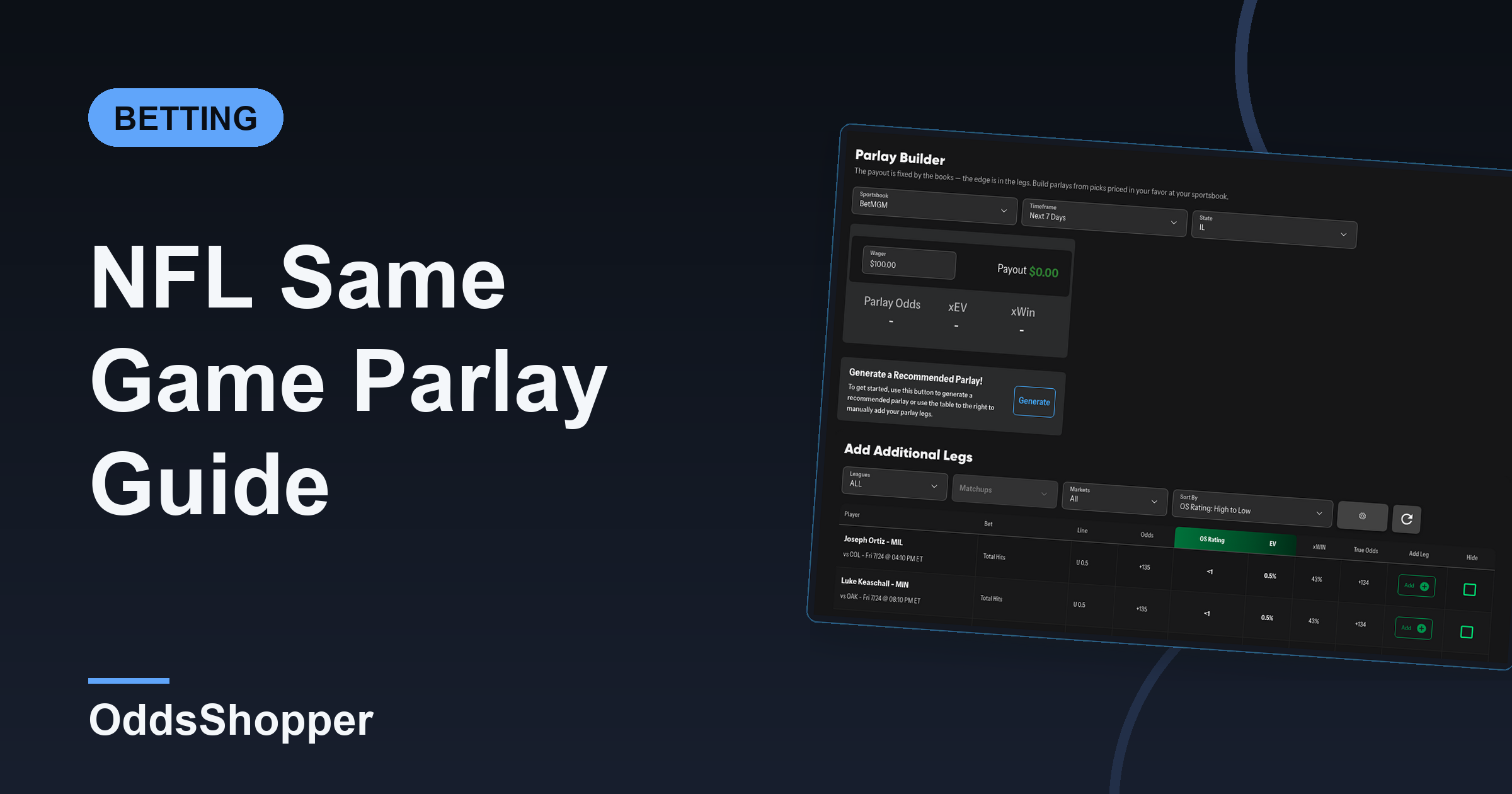 NFL Same Game Parlay Guide: Correlation Done Right