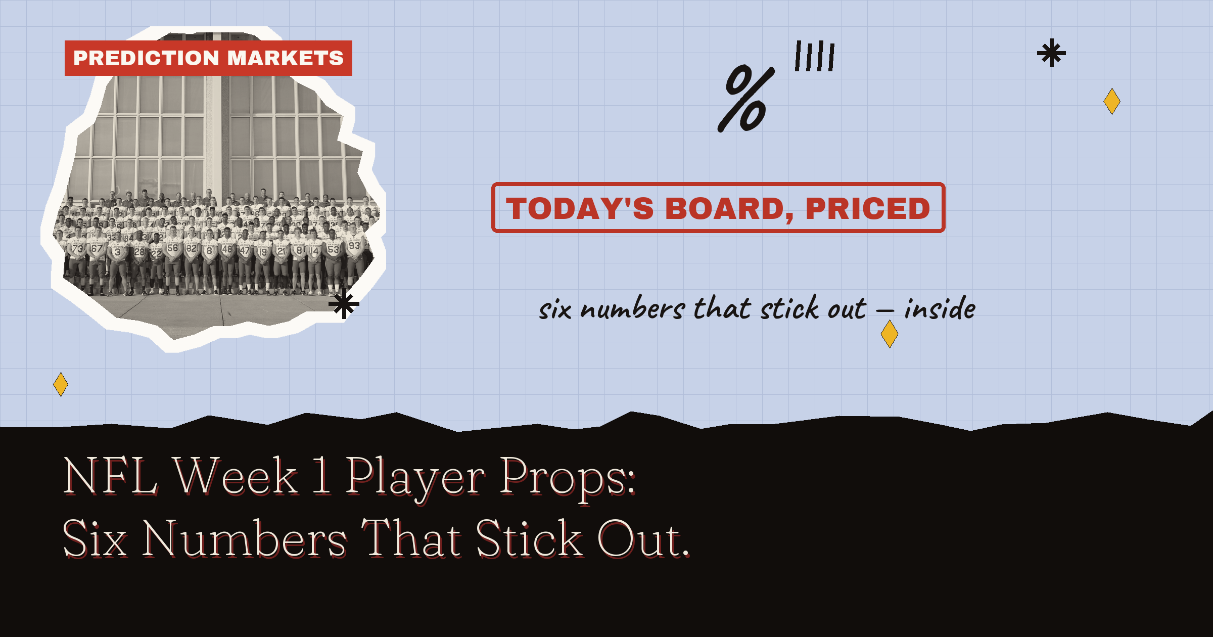 NFL Week 1 Player Props: Six Numbers That Stick Out