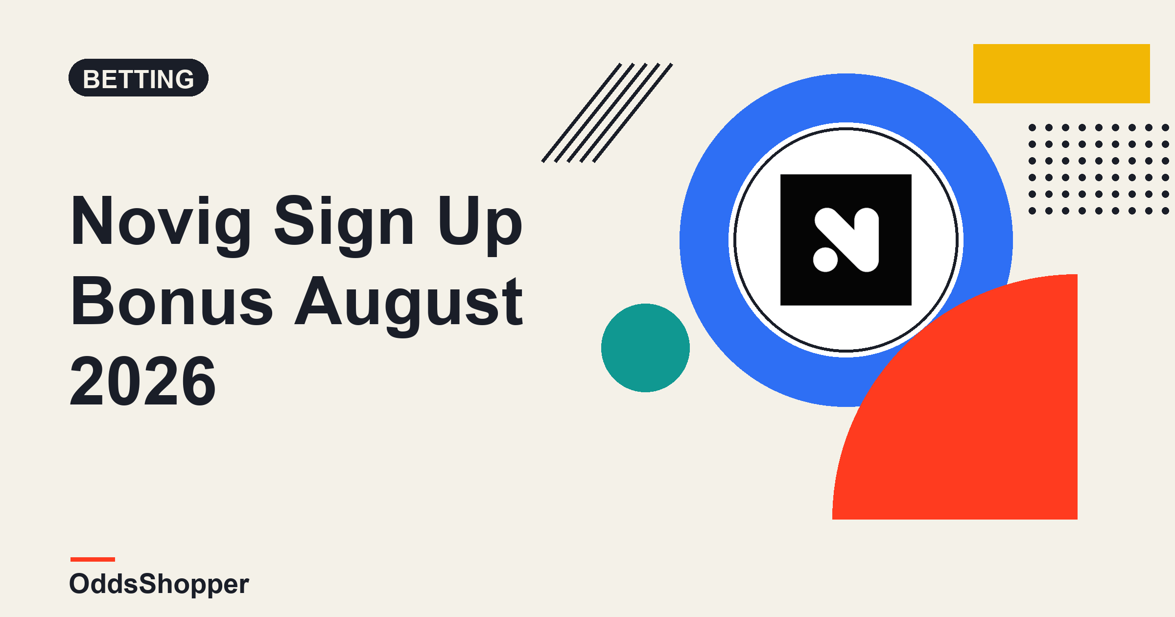 Novig Sign Up Bonus August 2026: Code ODDS4