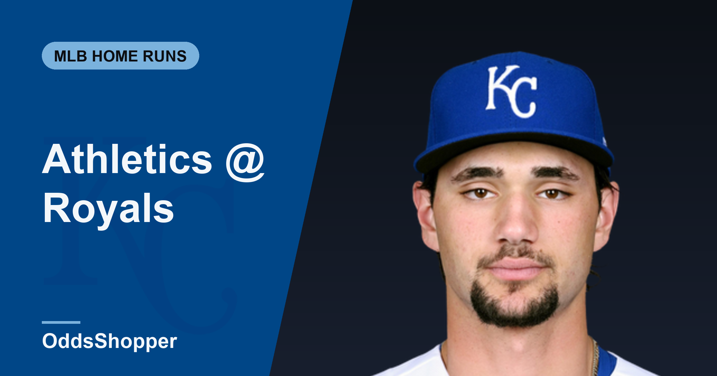 Athletics vs Royals HR Picks: Caglianone +426 (8/18)