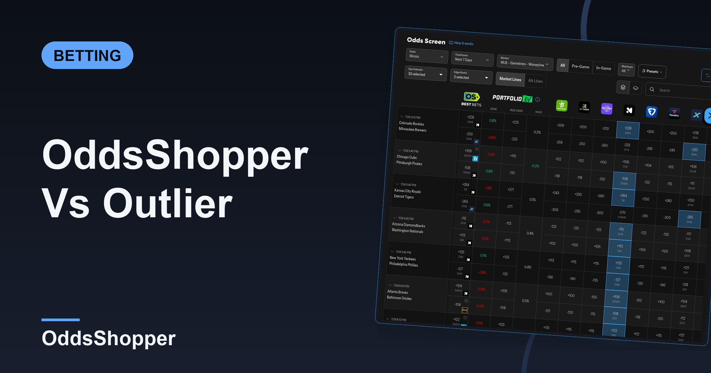 OddsShopper Vs Outlier: Which +EV & Props Tool Wins 2026?