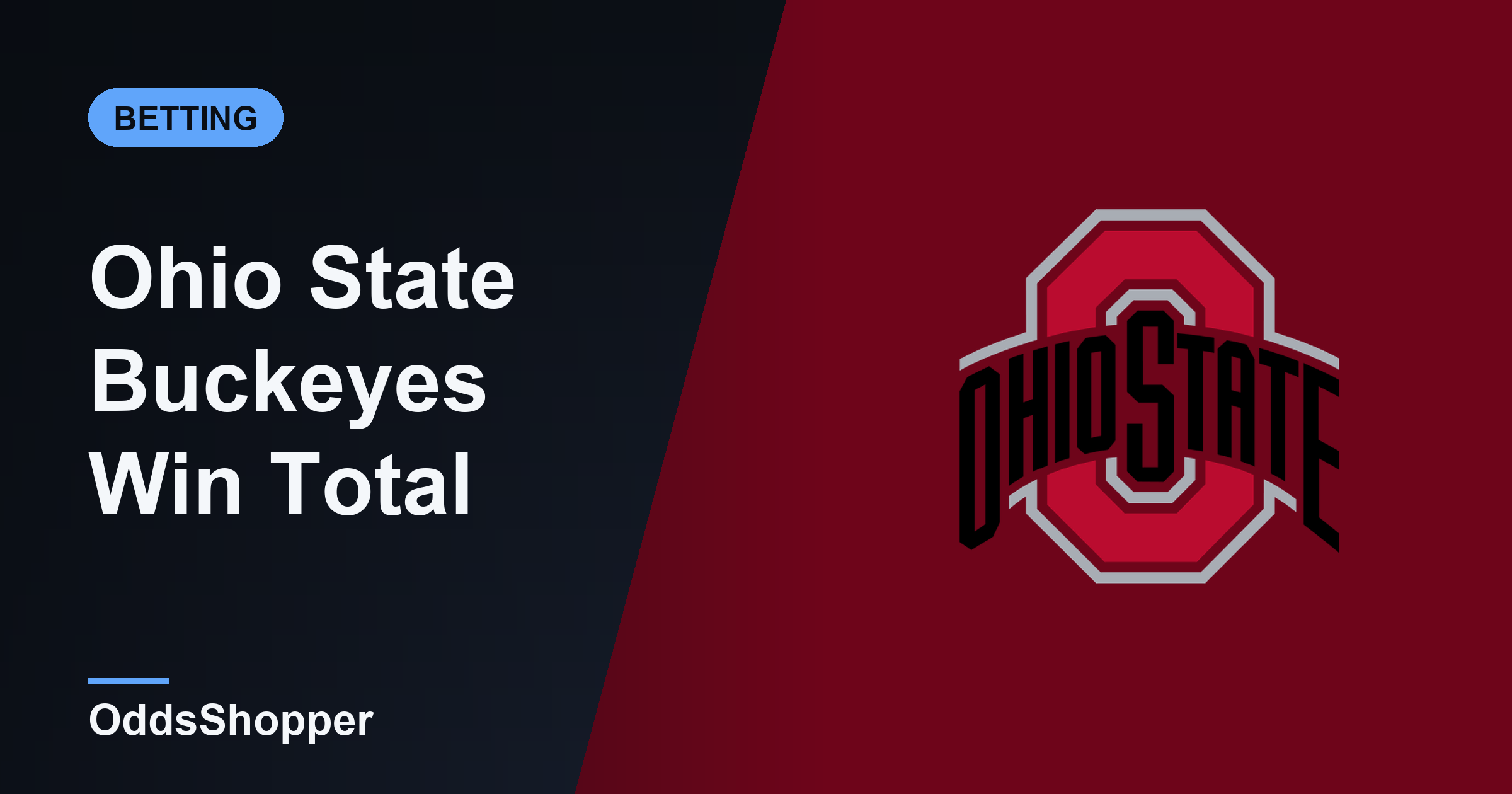 Ohio State Win Total 2026: Over/Under Wins Odds