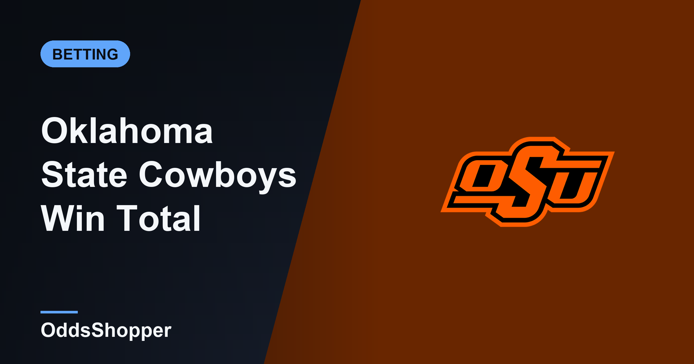 Oklahoma State Win Total 2026: Bet The Over 5.5 Wins