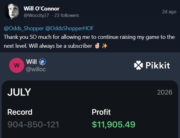 OddsShopper tool