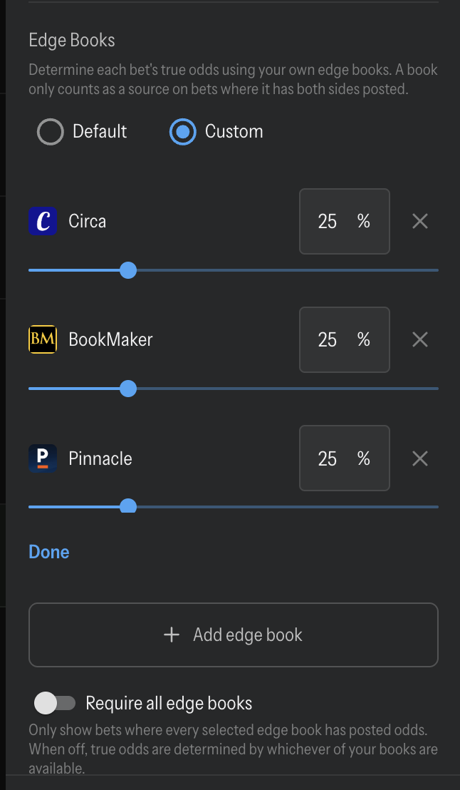 OddsShopper tool