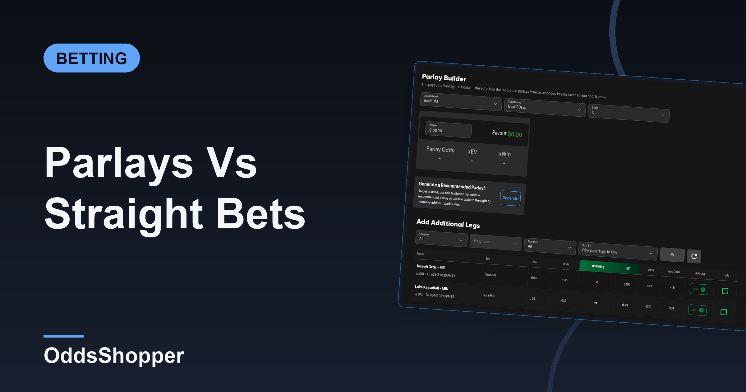 Parlays Vs Straight Bets: Which Should You Bet?