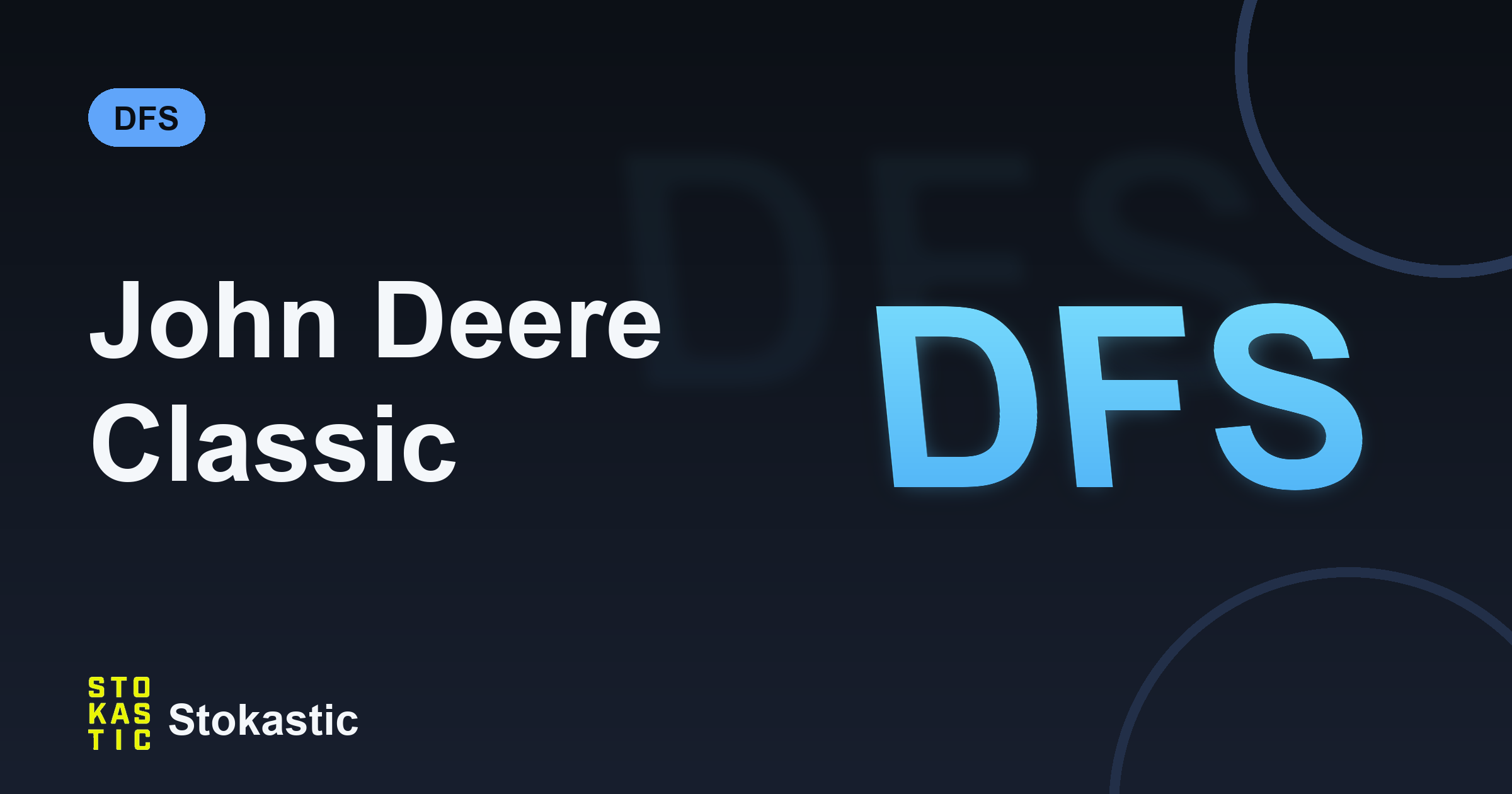 John Deere Classic: Round 2 PGA DFS Showdown Outlook