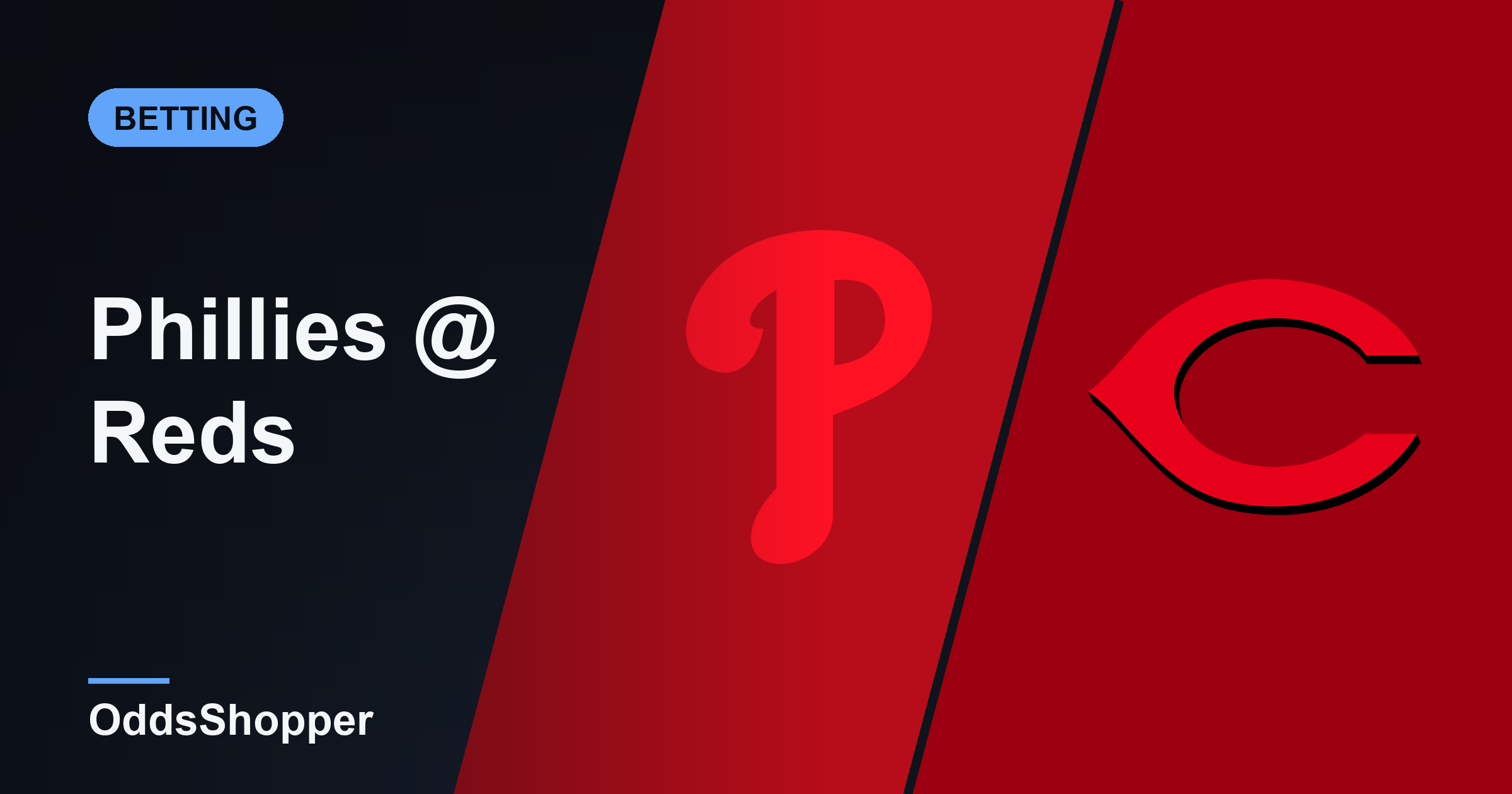 Phillies vs Reds Odds: Best Prices and +EV Edges