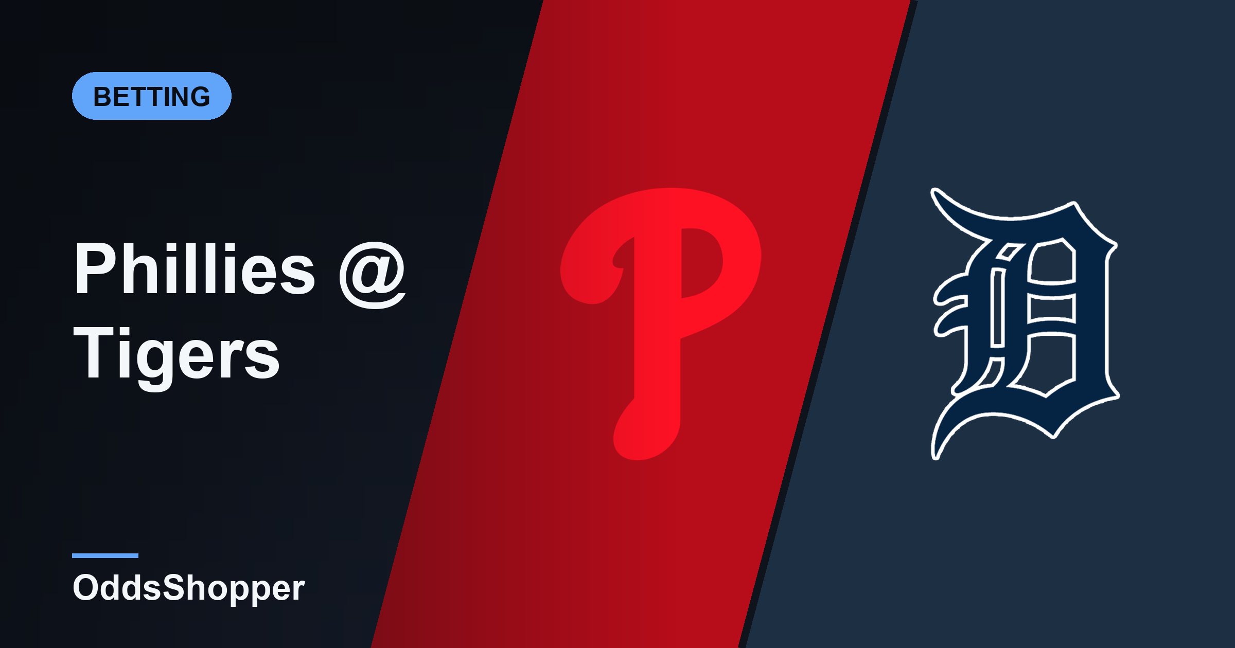 Phillies vs Tigers Odds: Best Prices and +EV Edges