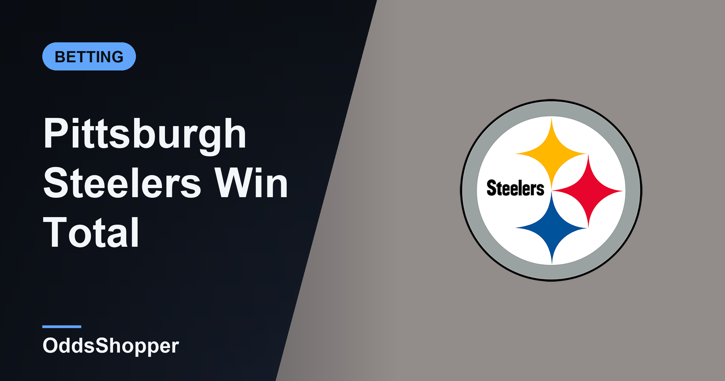 Pittsburgh Steelers Win Total 2026: Over/Under Wins & Odds
