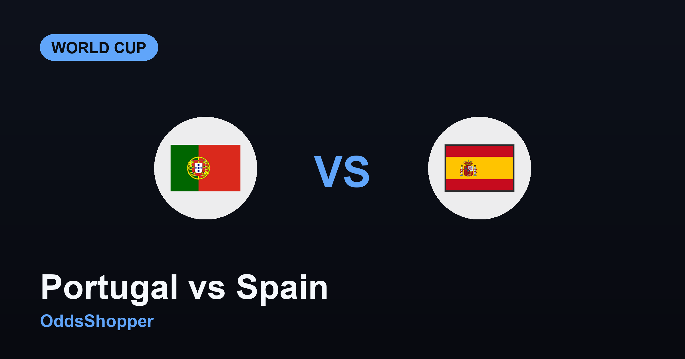 Portugal Vs Spain: World Cup 2026 Odds & Prediction