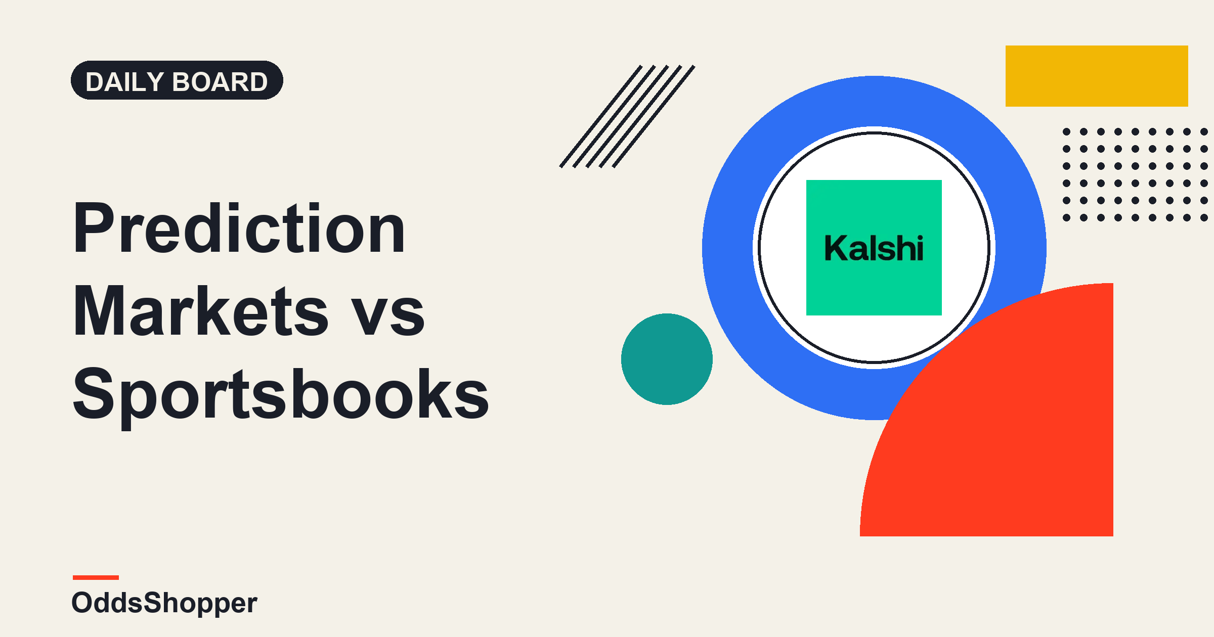 Prediction Markets vs Sportsbooks: Kalshi Odds Gaps Today