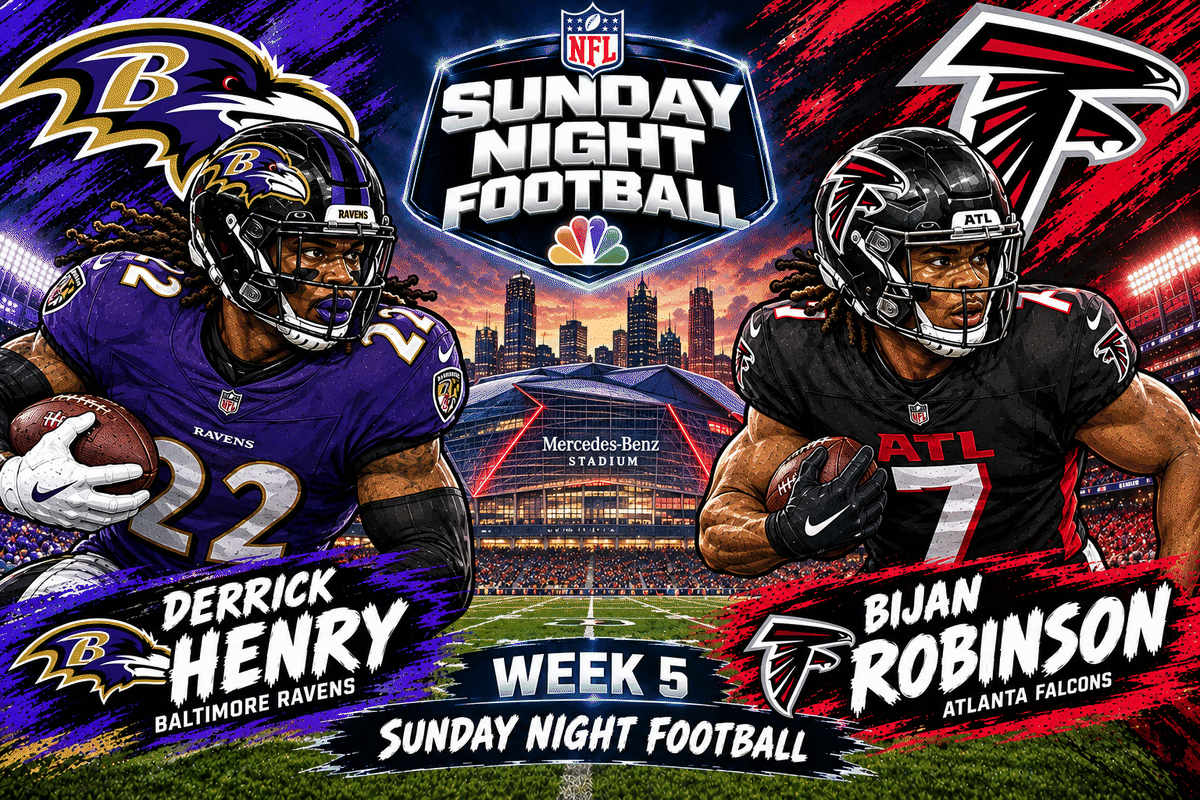Raves vs Falcons Showdown DFS: EMac's Week 5 SNF Top-10