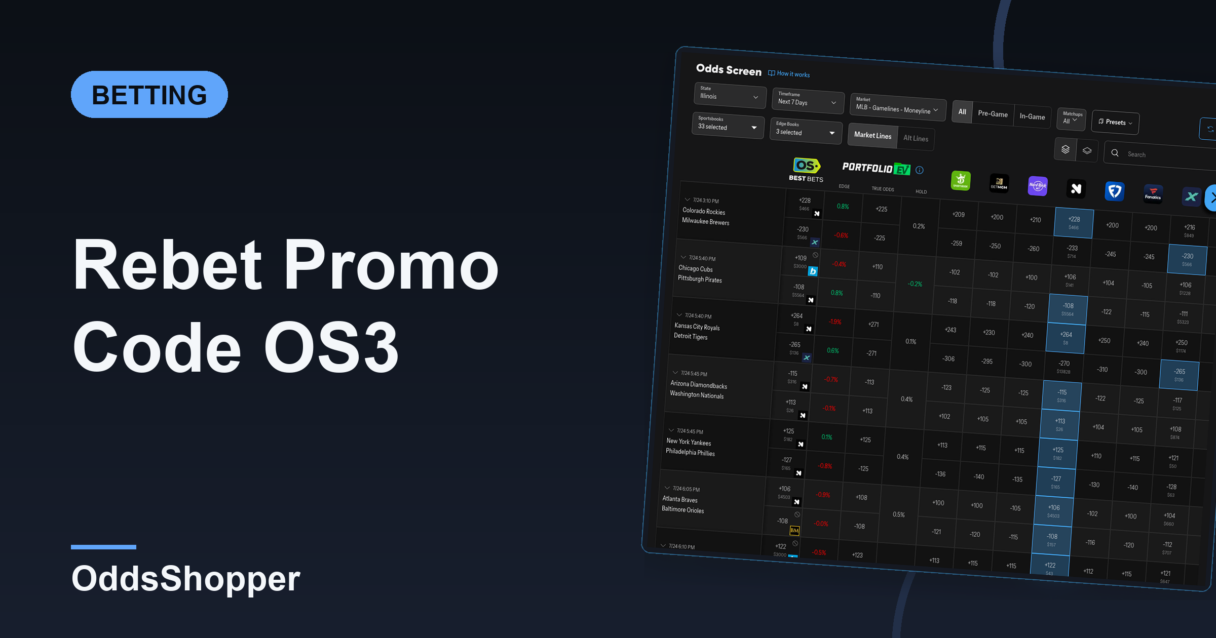 Rebet Promo Code OS3: Sweepstakes Sign-Up Offer 2026