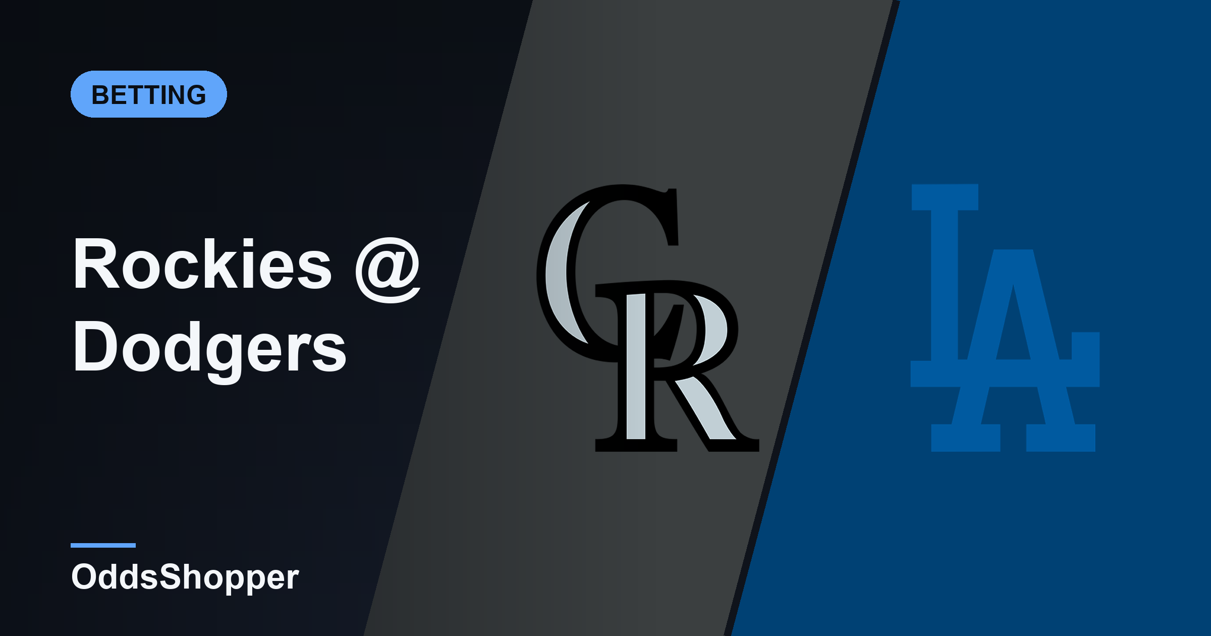 Rockies vs Dodgers Odds: Best Prices and +EV Edges
