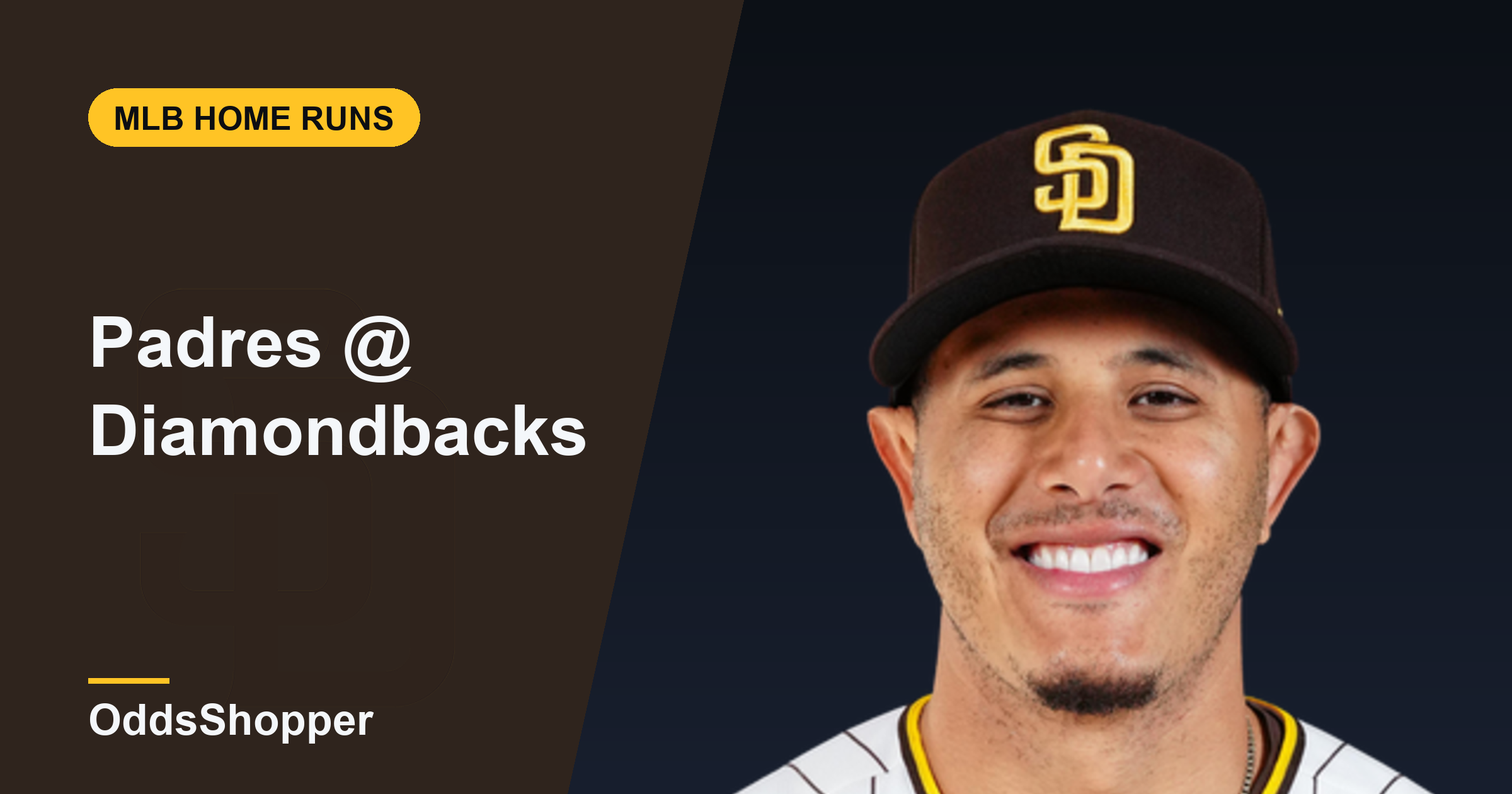 San Diego Padres @ Arizona Diamondbacks Home Run Picks Today (8/3)