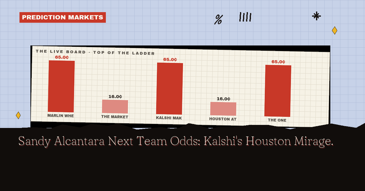 Sandy Alcantara Next Team Odds: Kalshi's Houston Mirage