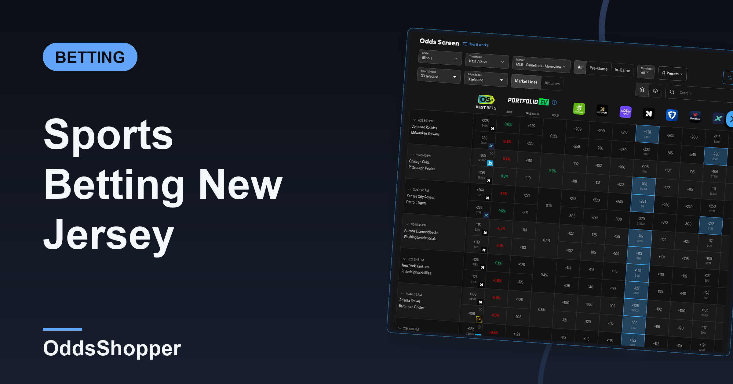 Sports Betting New Jersey: Is It Legal? Apps & Tools