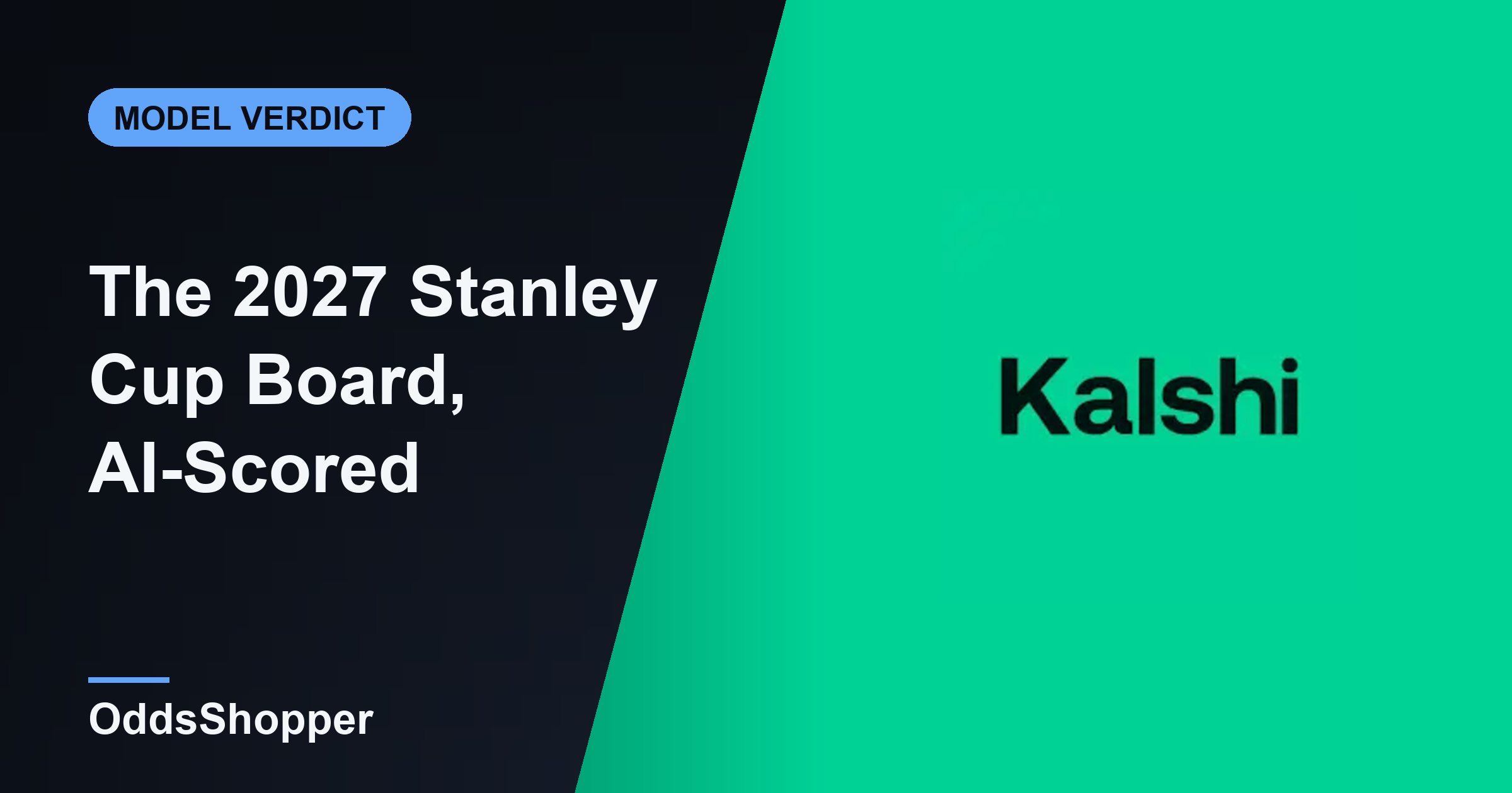 The 2027 Stanley Cup Board: 8 AI Models Score All 32 Teams With Live Offseason News