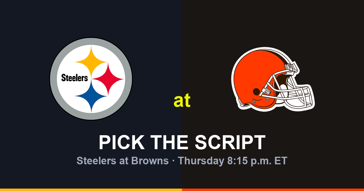 Steelers vs. Browns Picks: Call The Score, Get The Bet