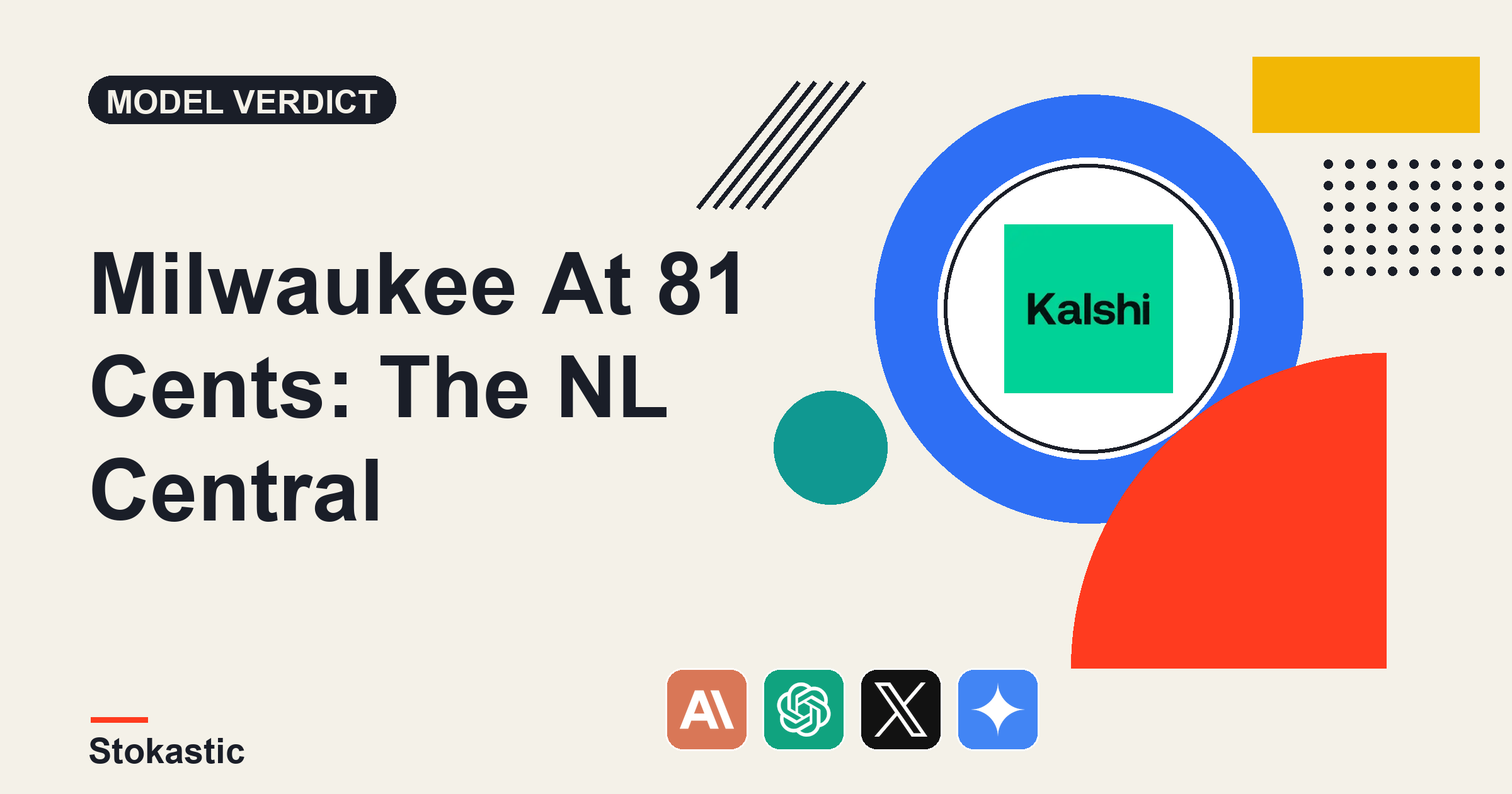 Milwaukee At 81 Cents: 8 AI Models Score The NL Central