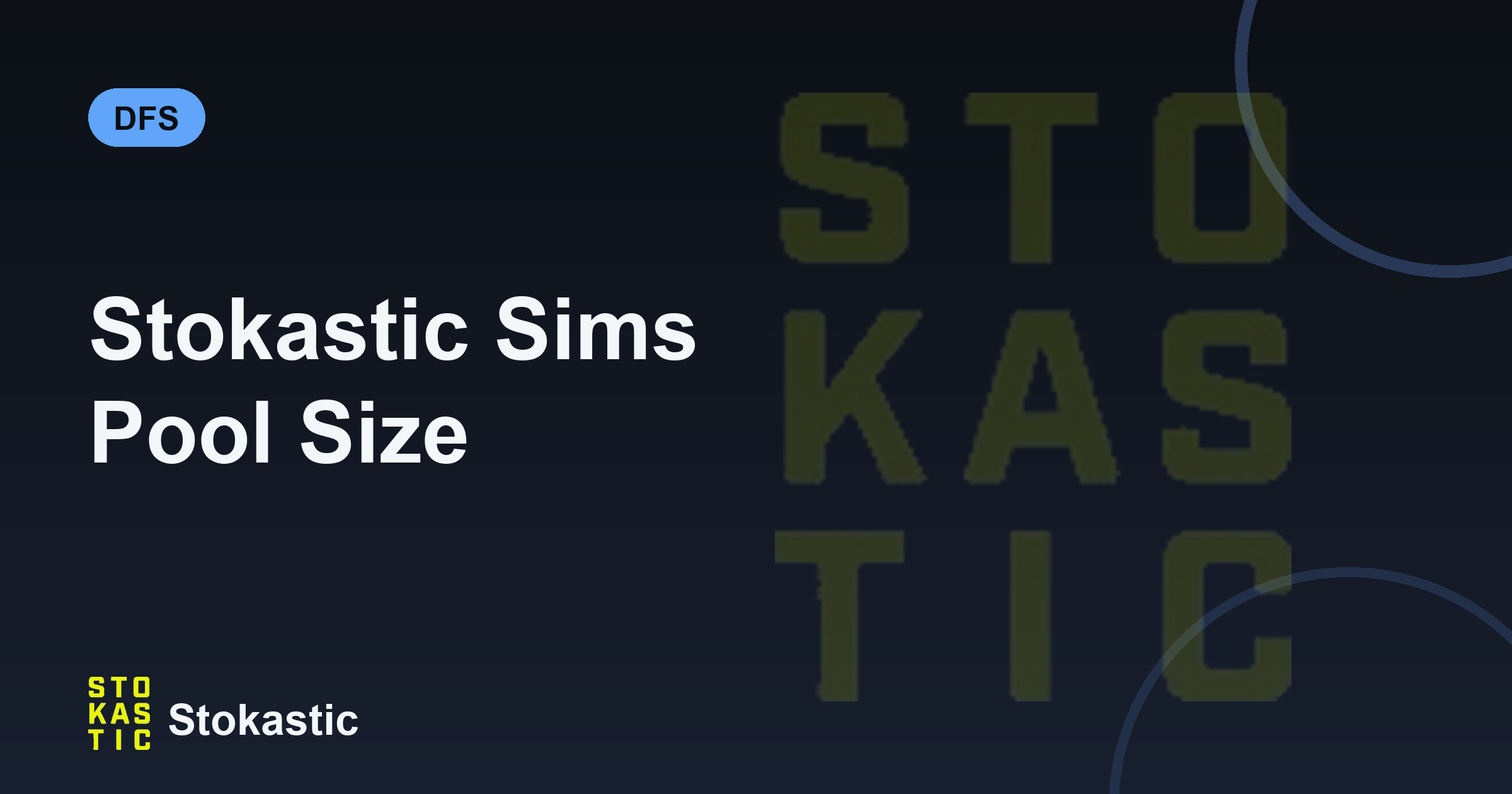 Stokastic Sims Pool Size: Why Swaps Show 2,000 (Not 5,000)