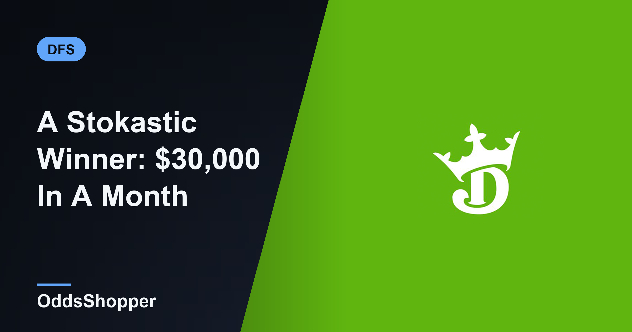 Stokastic DFS Winner: $30,000 In A Month With The Sims