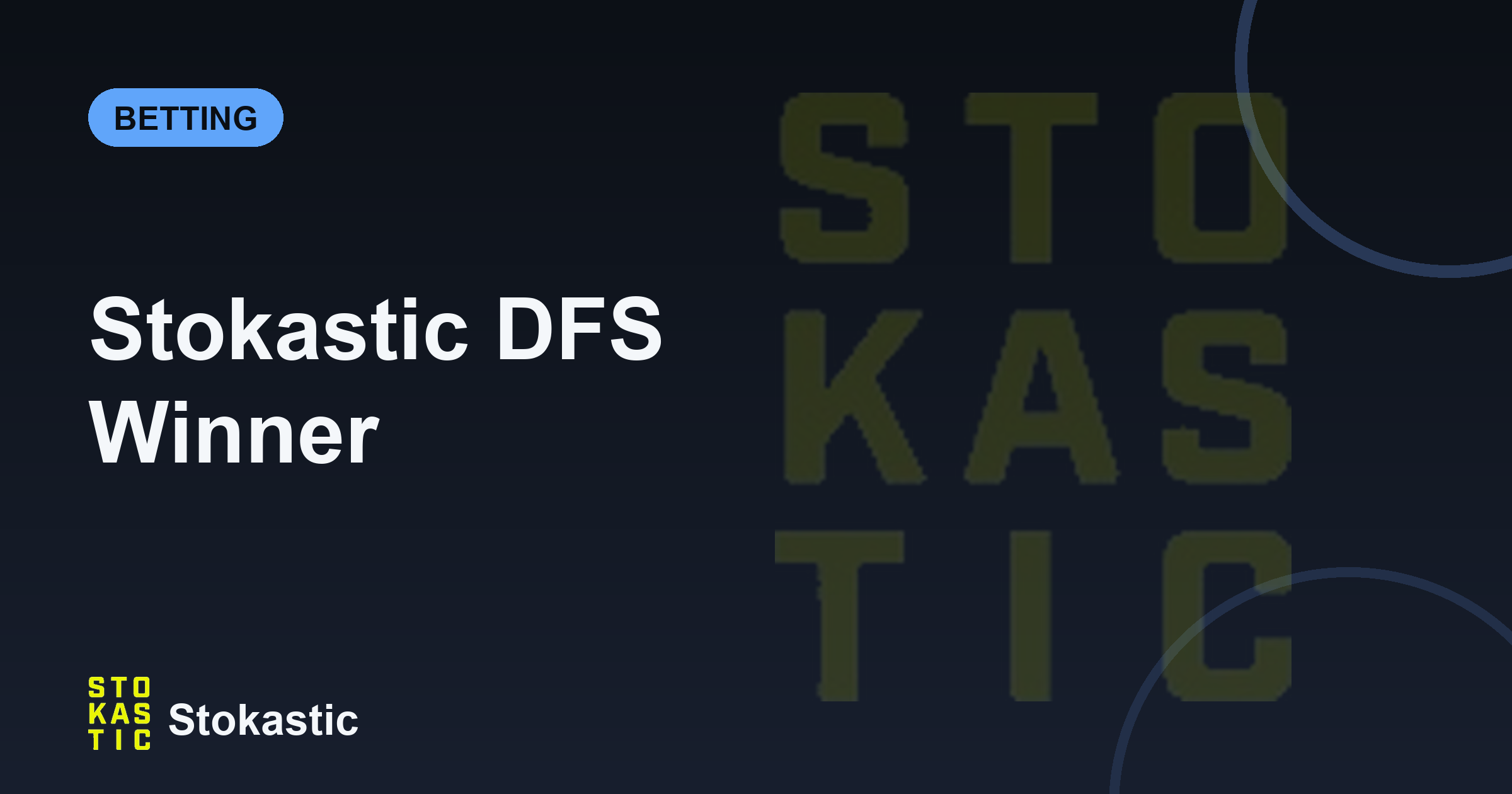Stokastic DFS Winner: $50,000 On The DK MLB Bat Flip