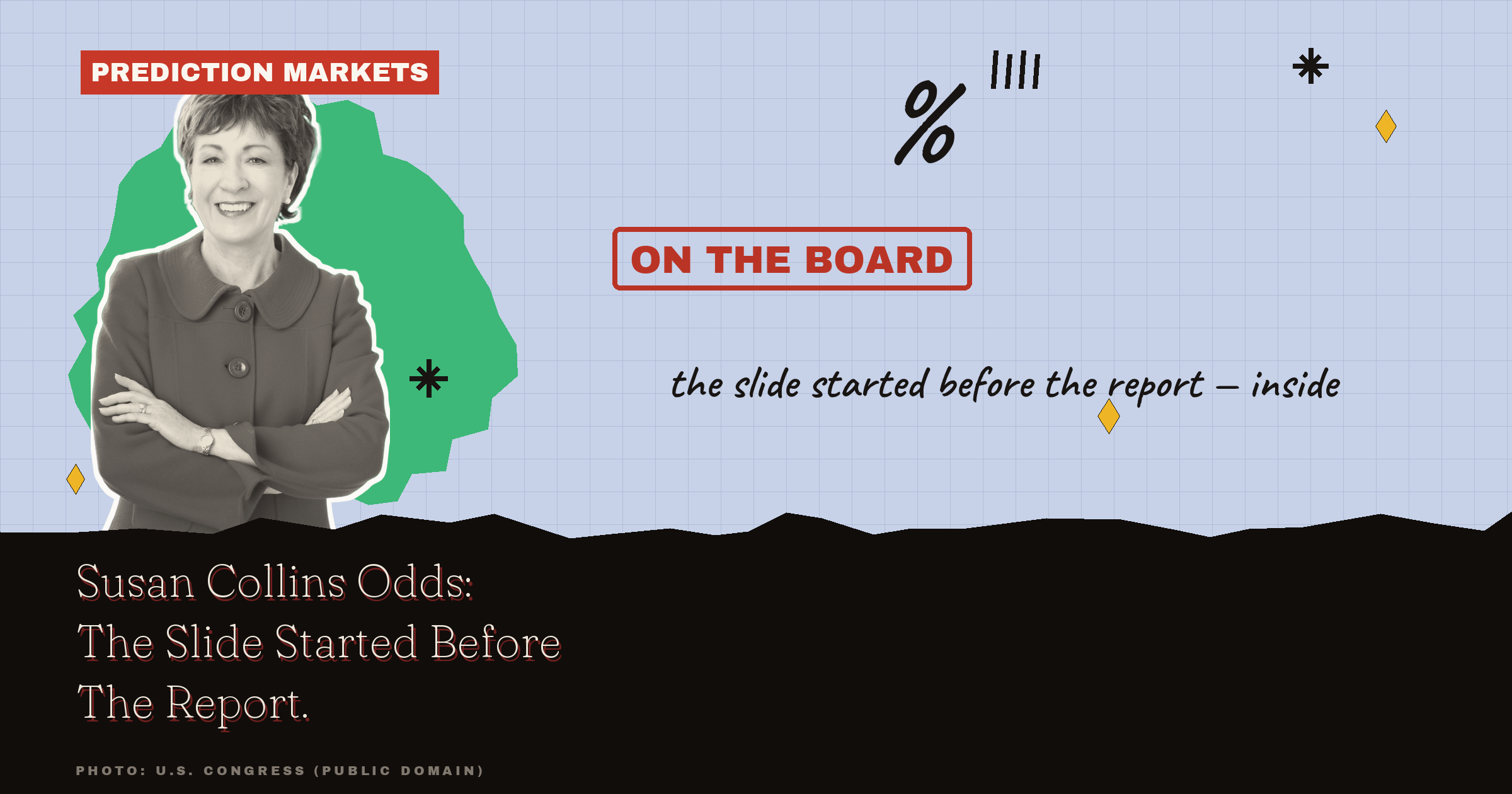 Susan Collins Odds: The Slide Started Before The Report