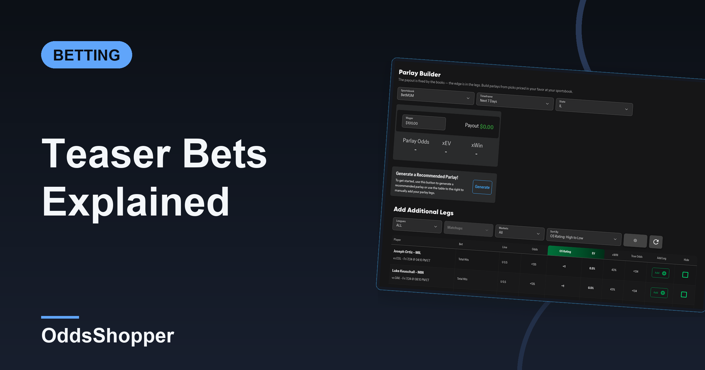 Teaser Bets Explained: Points, Payouts & When They're +EV