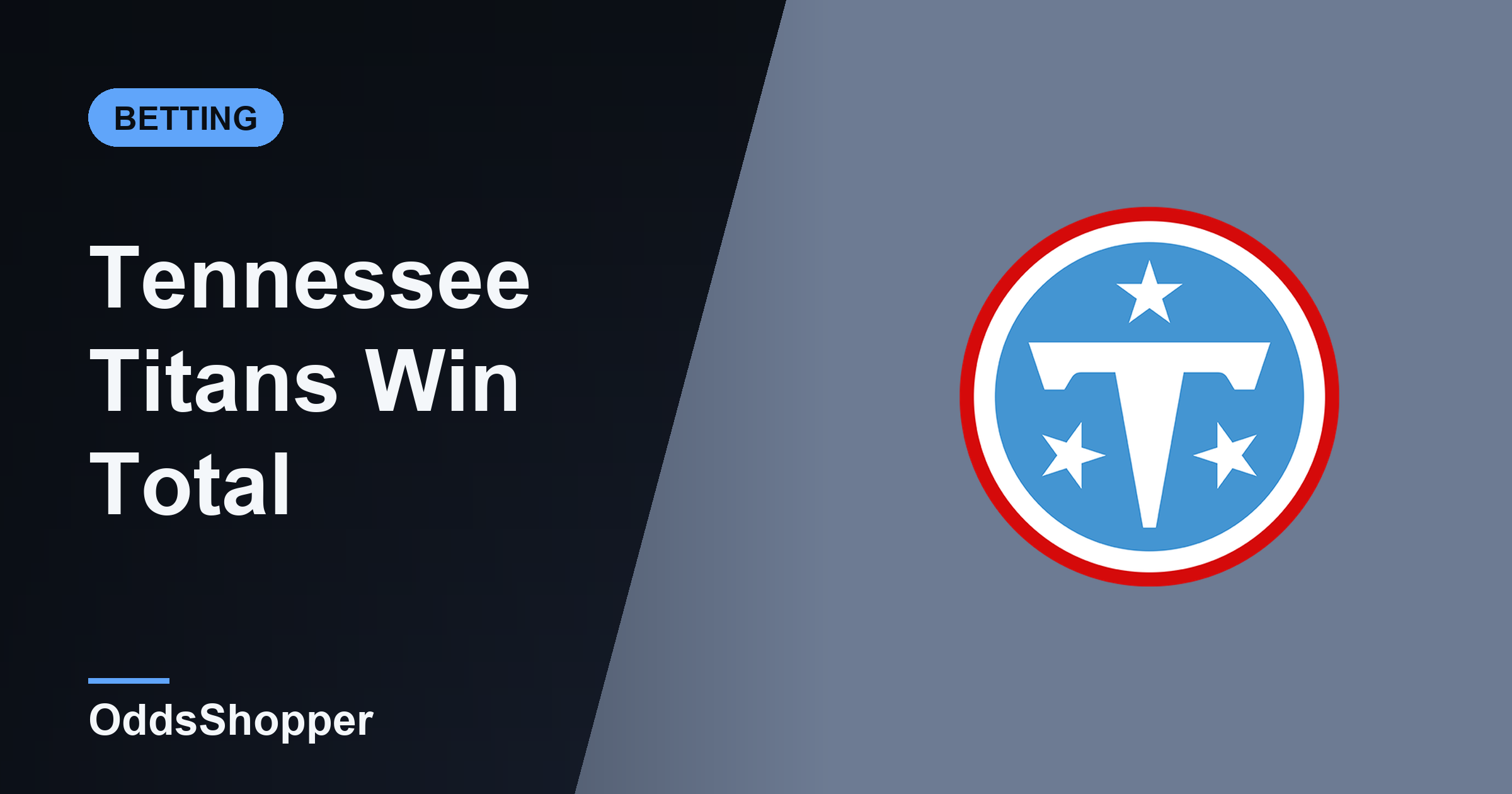 Tennessee Titans Win Total 2026: Over/Under Wins & Odds