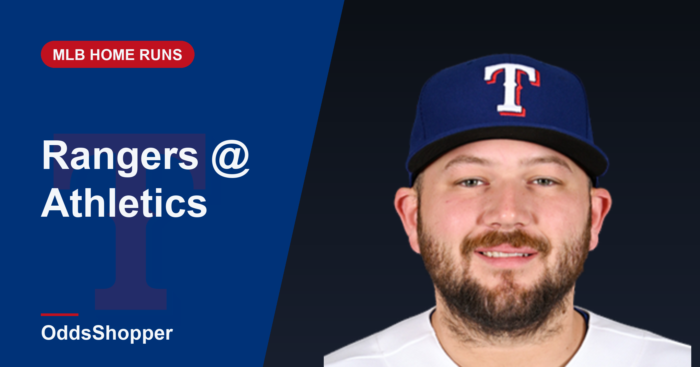 Rangers @ Athletics HR Picks (8/16): Burger +351