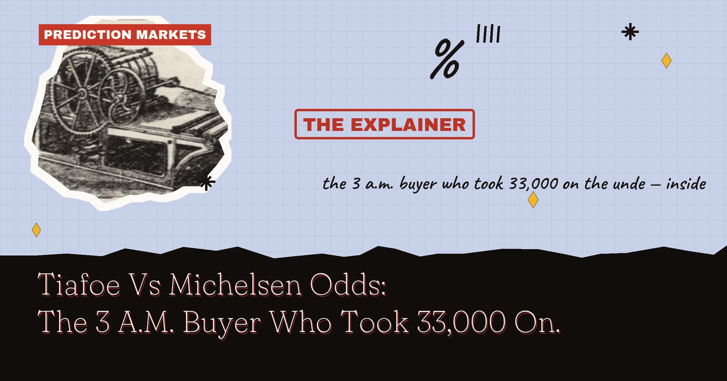 Tiafoe Vs Michelsen Odds: The 3 A.M. Buyer Who Took 33,000 On The Underdog