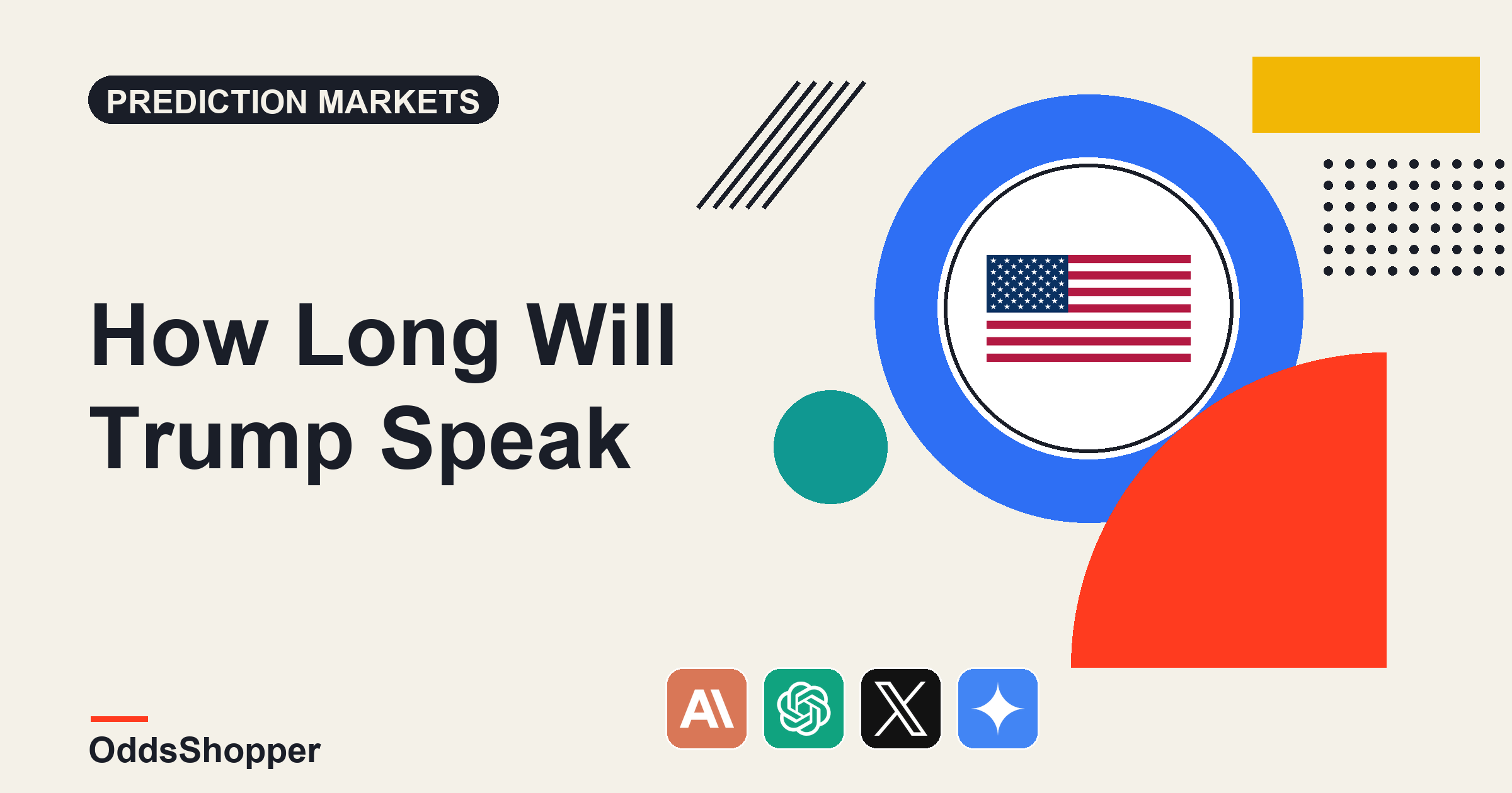 How Long Will Trump Speak at the WHCD? AI vs the Market
