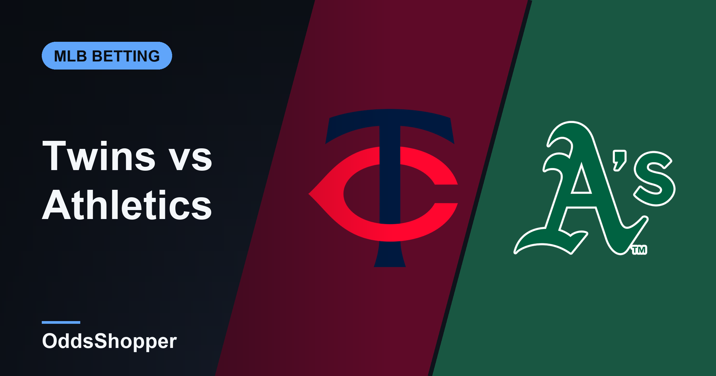 Twins vs Athletics Odds: Best Prices and +EV Edges