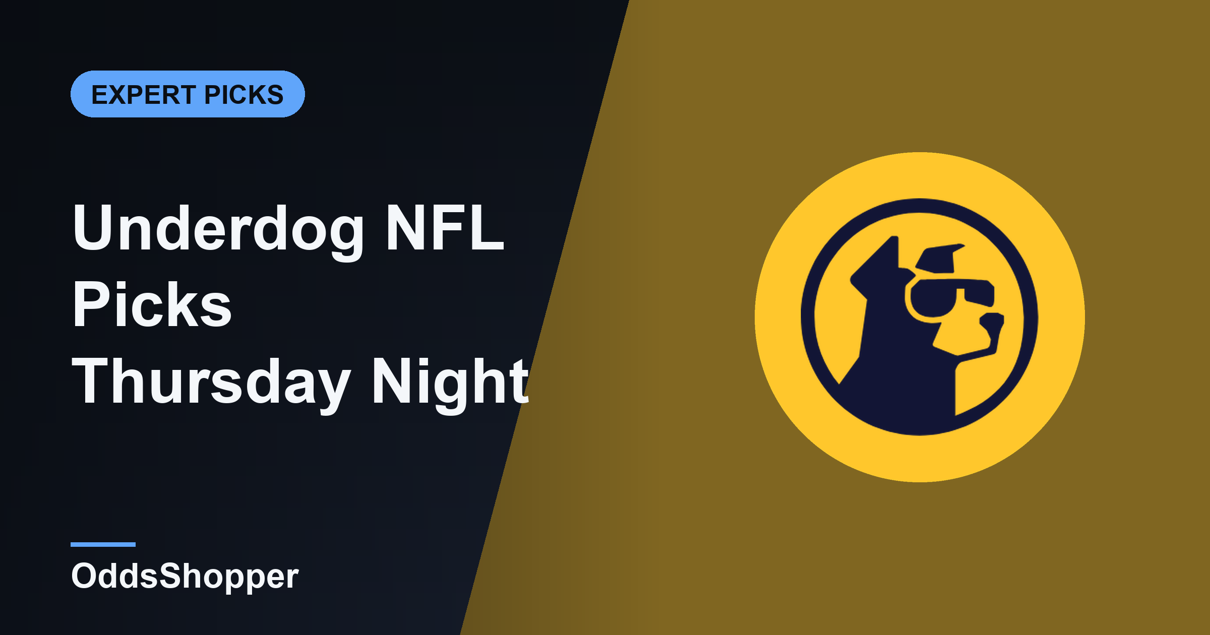 Underdog NFL Picks Thursday Night: Pitts And Golden Highers