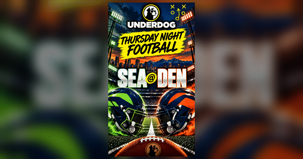 Underdog NFL Picks Today: Smith-Njigba Higher, Nix Higher