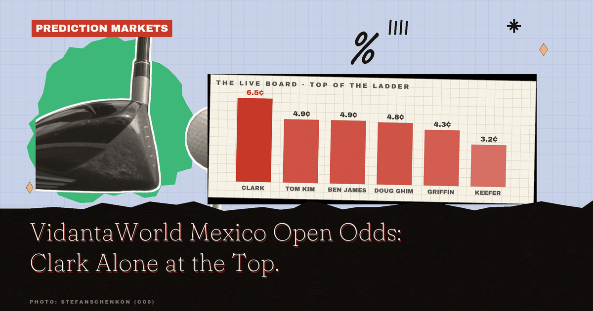 VidantaWorld Mexico Open Odds: Clark Alone at the Top