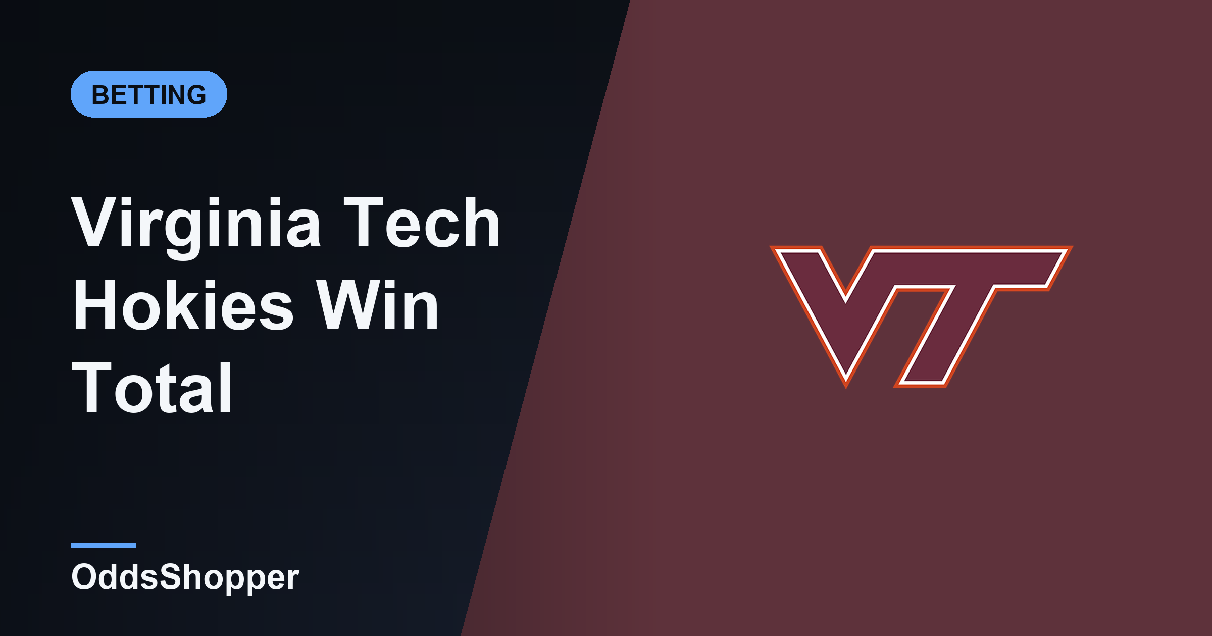 Virginia Tech Win Total 2026: Over/Under Wins & Odds